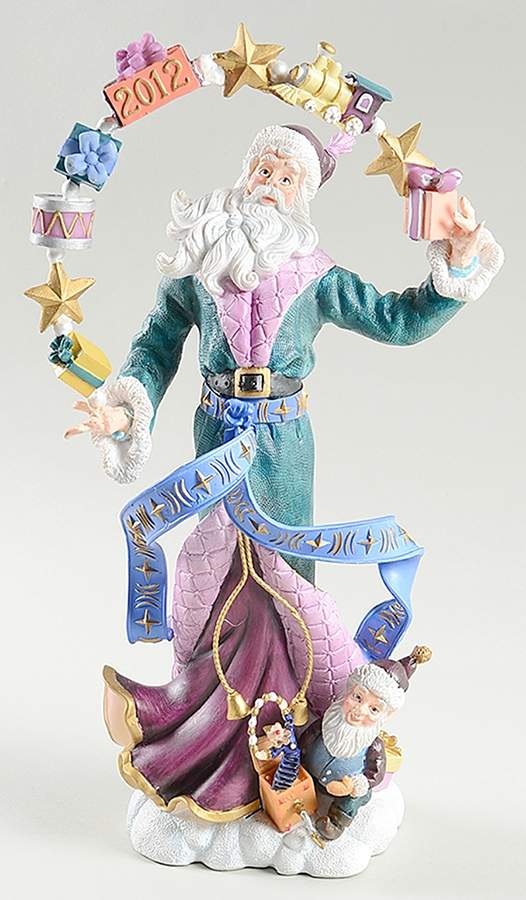 Annual Pencil Santas Santa's Magical Rainbow Of Gifts - Boxed by Lenox-1