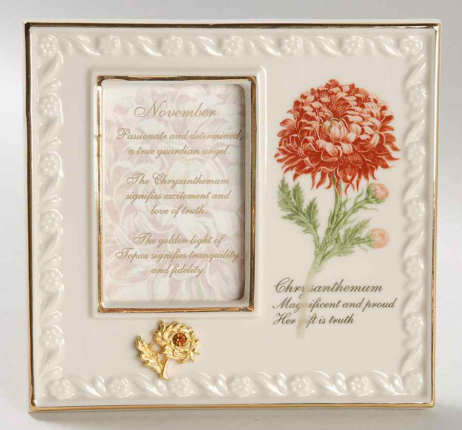 China Treasures Birthstone Frames November - Boxed by Lenox-1