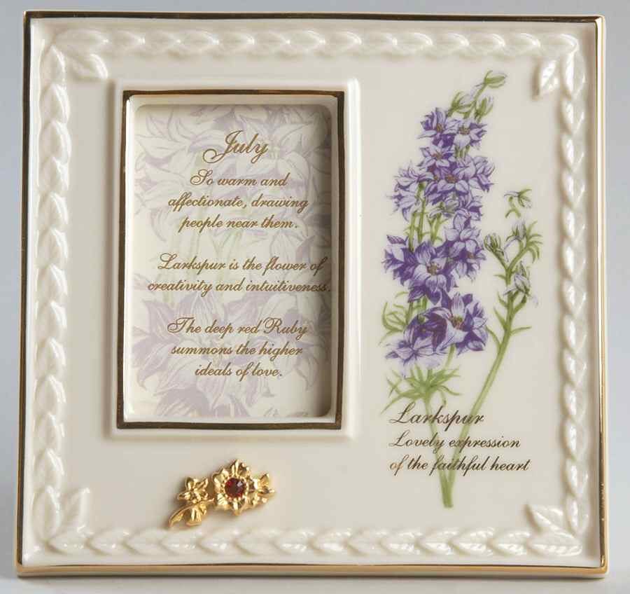 China Treasures Birthstone Frames July - Boxed by Lenox-1