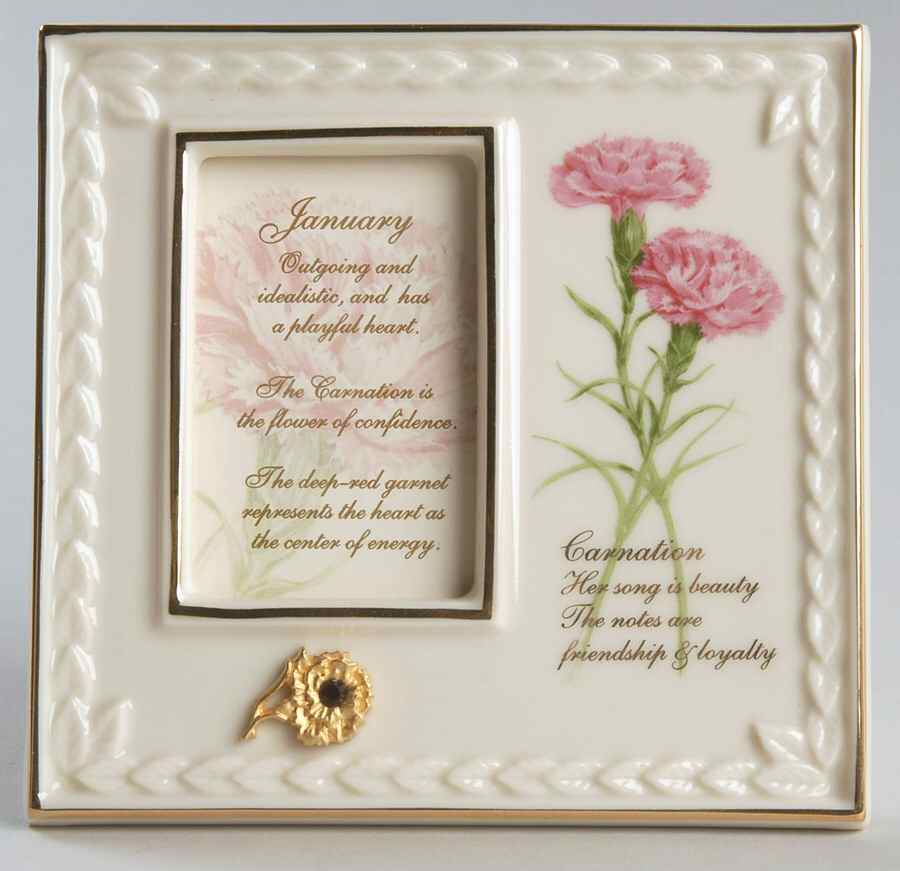 China Treasures Birthstone Frames January - With Box by Lenox-1
