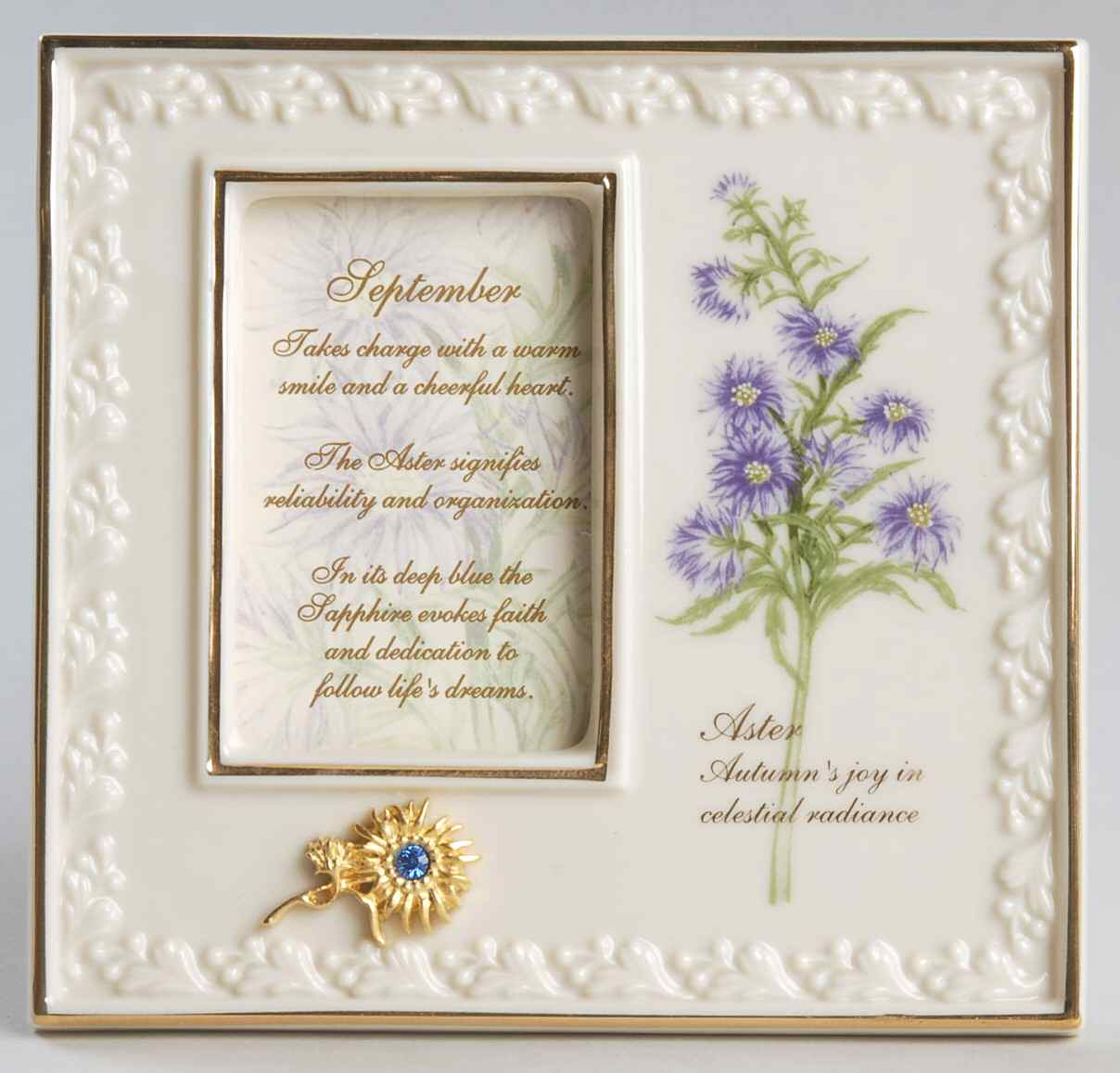China Treasures Birthstone Frames September - Boxed by Lenox-1