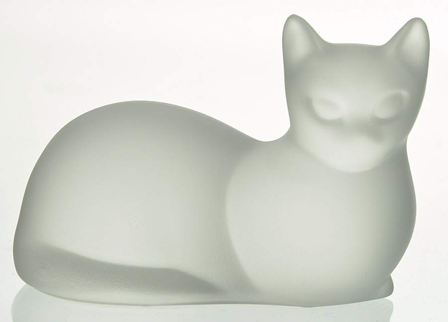 Fancy Cat Prim-Frosted - No Box by Lenox-1