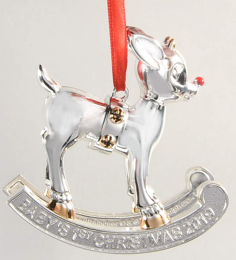 Rudolph Baby's First Christmas 2019-Rudolph Baby's First Christmas - No Box by Lenox-1