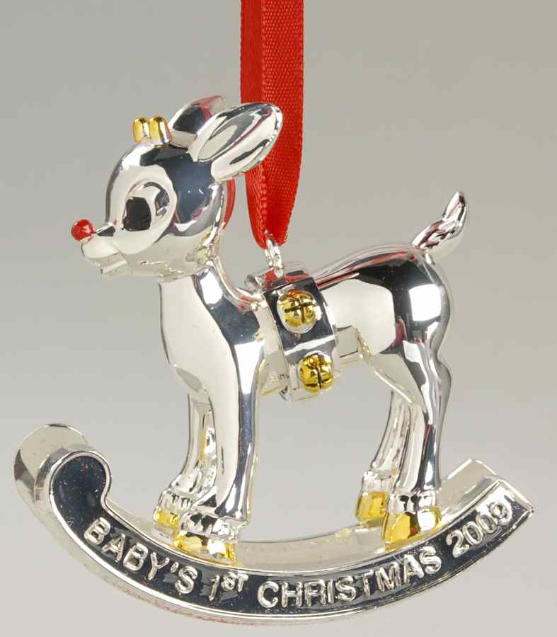 Rudolph Baby's First Christmas 2009-Rudolph Babys First - Boxed by Lenox-1