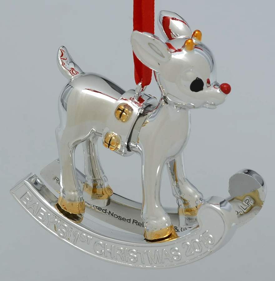 Rudolph Baby's First Christmas 2015-Rudolph Baby's First Christmas - No Box by Lenox-1