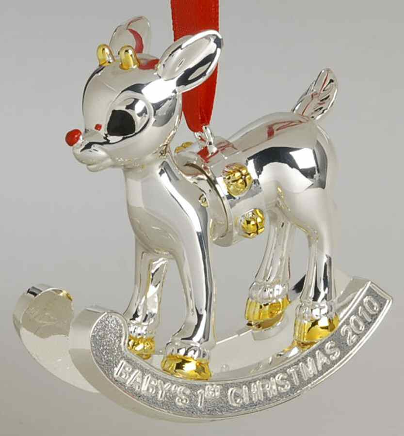 Rudolph Baby's First Christmas 2010-Rudolph Babys First - Boxed by Lenox-1