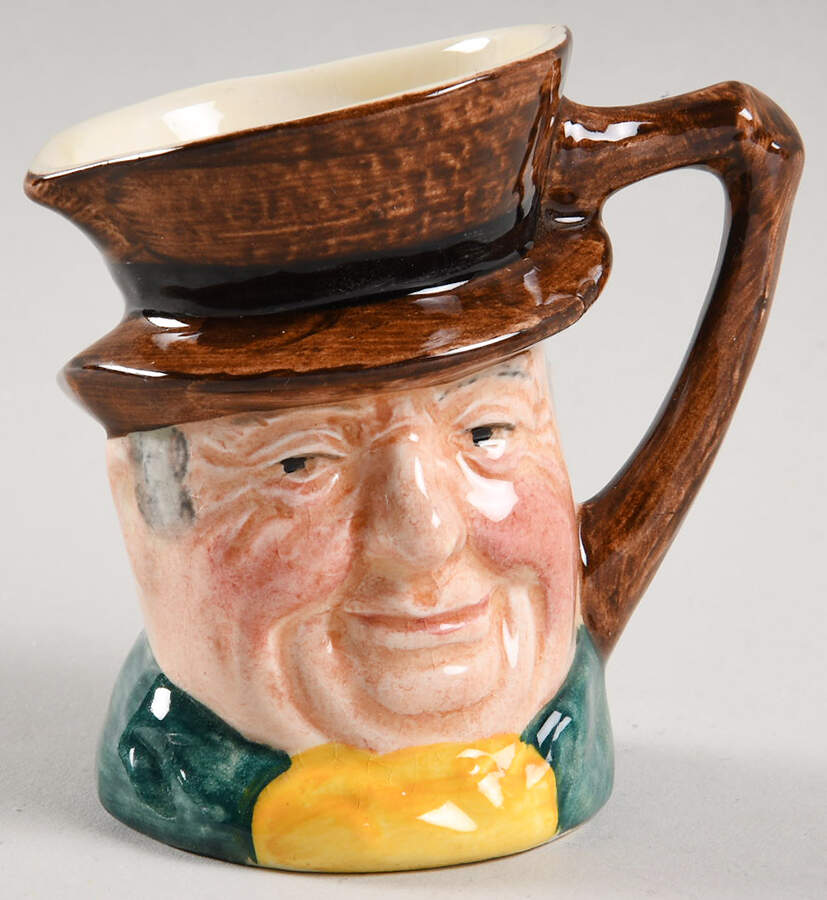 Character Jug Weller-Brown Hat-Mini - No Box by Lancaster & Sandland-1