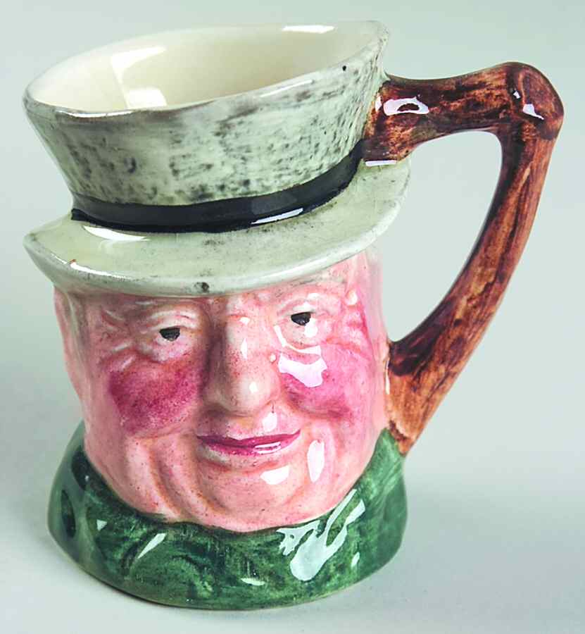 Character Jug Weller-Grey Hat-Mini - No Box by Lancaster & Sandland-1