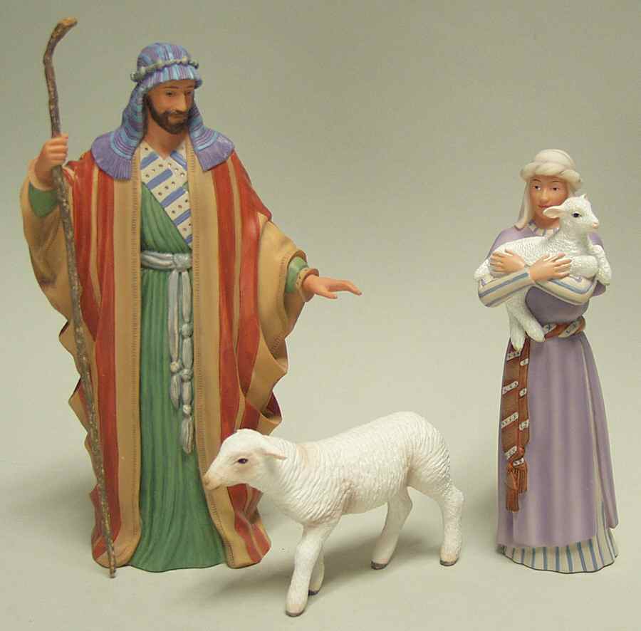 Miracle in Bethlehem Shepherds-Set Of 3 - Boxed by Lenox-1