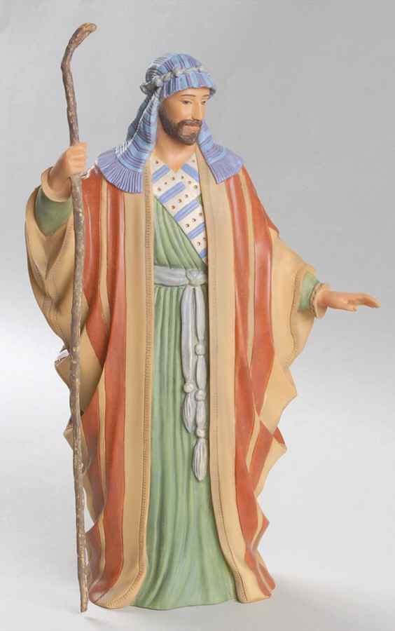 Miracle in Bethlehem Shepherd With Staff - No Box by Lenox-1
