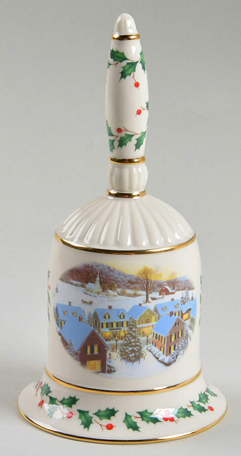 Annual Holiday Bell 2012-Village At Christmas - No Box by Lenox-1