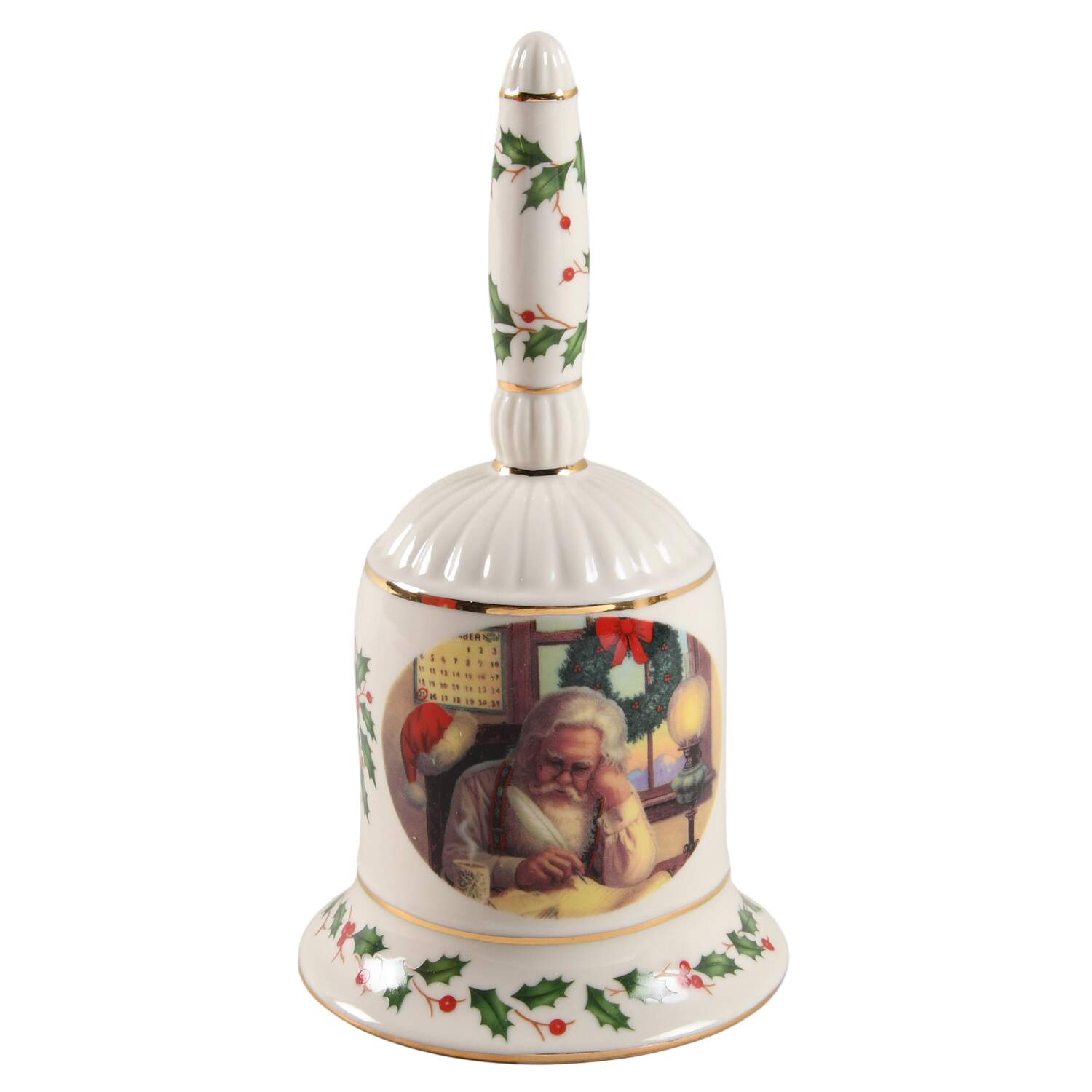 Annual Holiday Bell 2016-Santa's List - No Box by Lenox-1