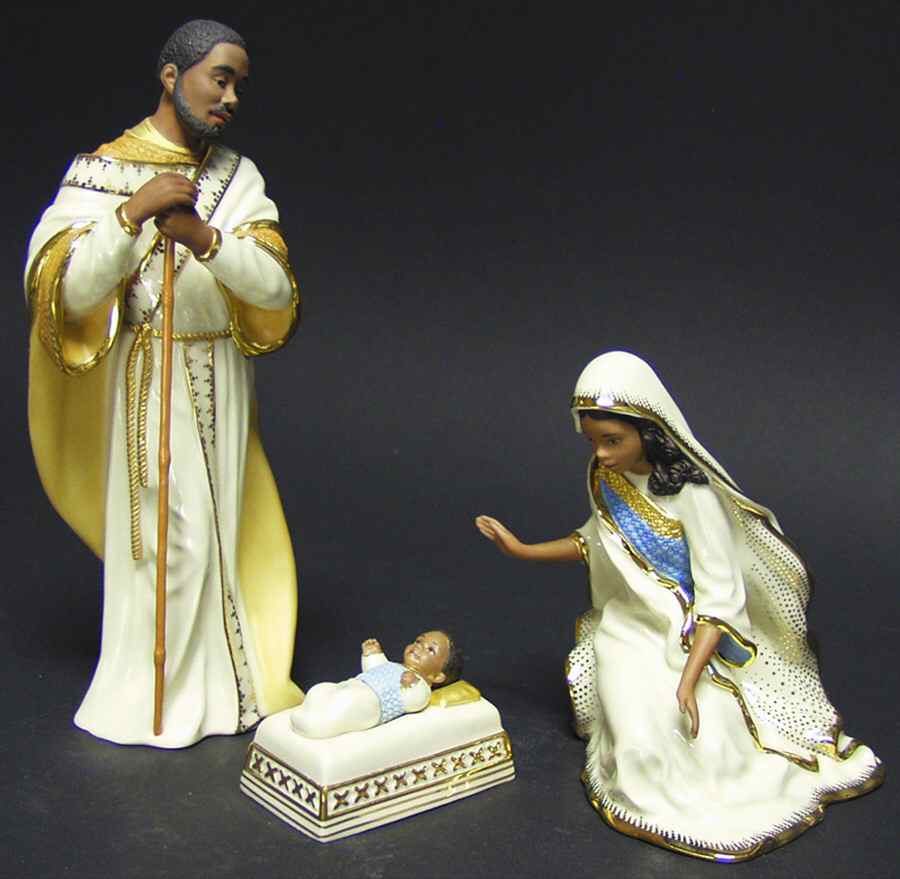 First Blessing-Ethnic Traditions Holy Family-3 Pc Set - With Box by Lenox-1