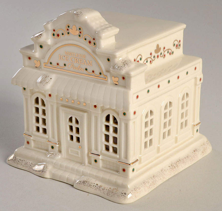 Mistletoe Park Village Ice Cream Parlor - No Box by Lenox-1
