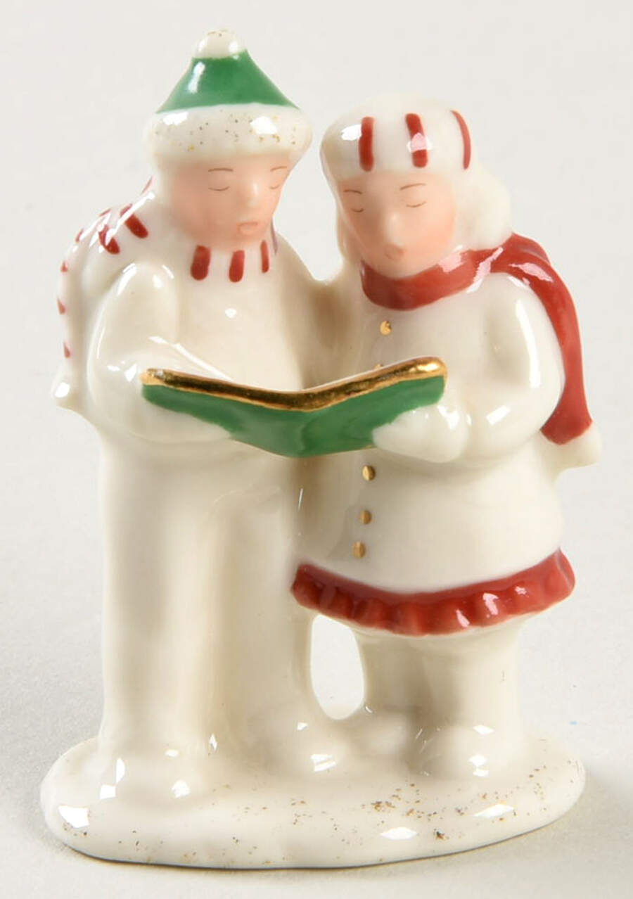 Mistletoe Park Village Couple With Music - No Box by Lenox-1
