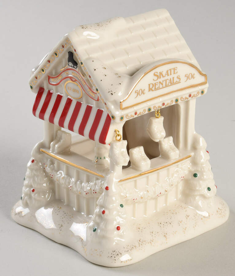 Mistletoe Park Village Skate Rink - Boxed by Lenox-1
