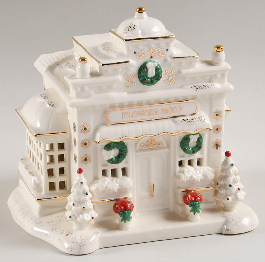 Mistletoe Park Village Flower Shop - Boxed by Lenox-1