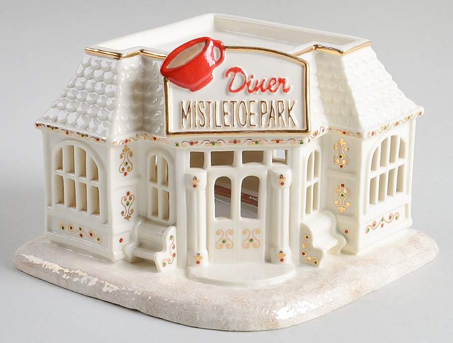 Mistletoe Park Village Mistletoe Park Diner - Boxed by Lenox-1