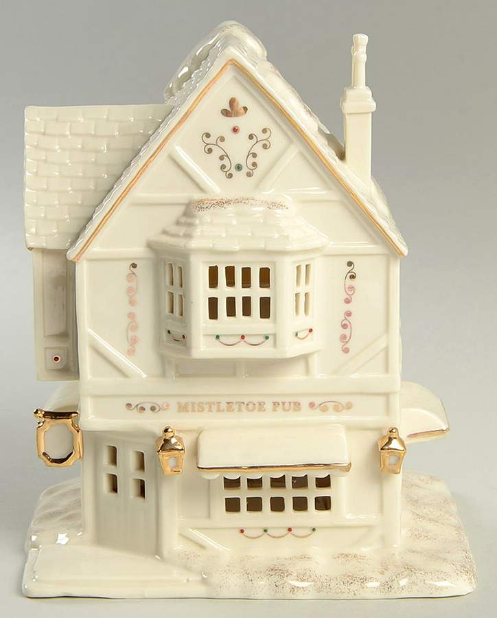 Mistletoe Park Village Towne Pub - Boxed by Lenox-1
