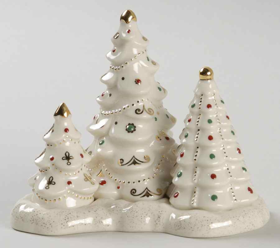 Mistletoe Park Village Christmas Trees - No Box by Lenox-1