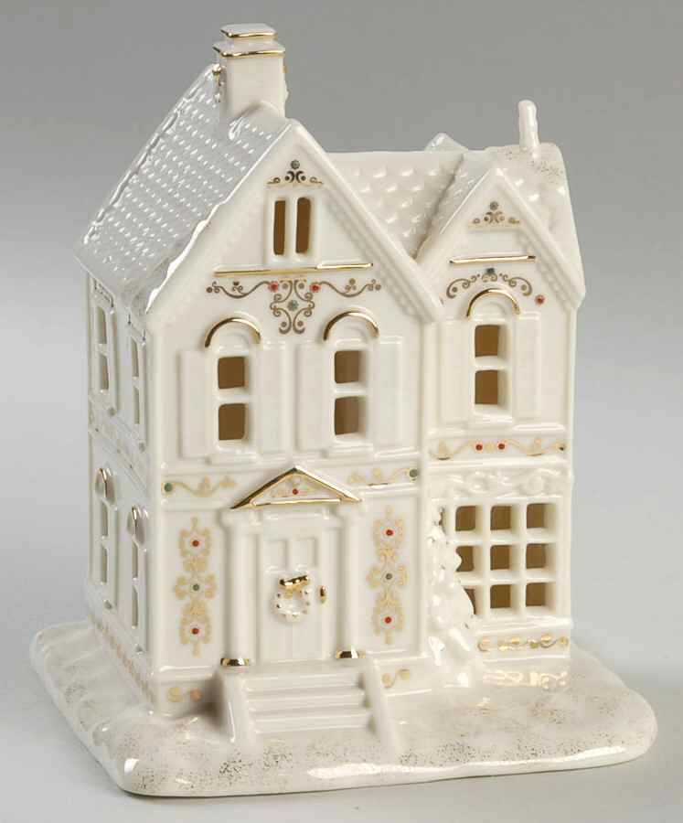 Mistletoe Park Village Victorian House - Boxed by Lenox-1