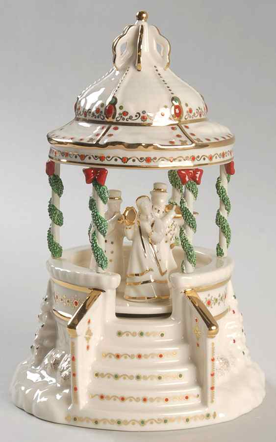 Mistletoe Park Village Gazebo Bandstand-Musical - Boxed by Lenox-1