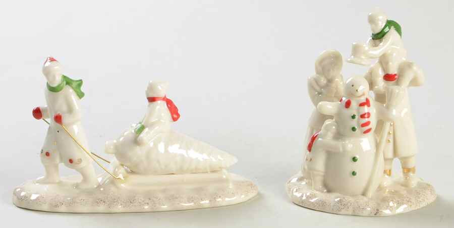 Mistletoe Park Village Winter Family Fun(2pc) - Boxed by Lenox-1