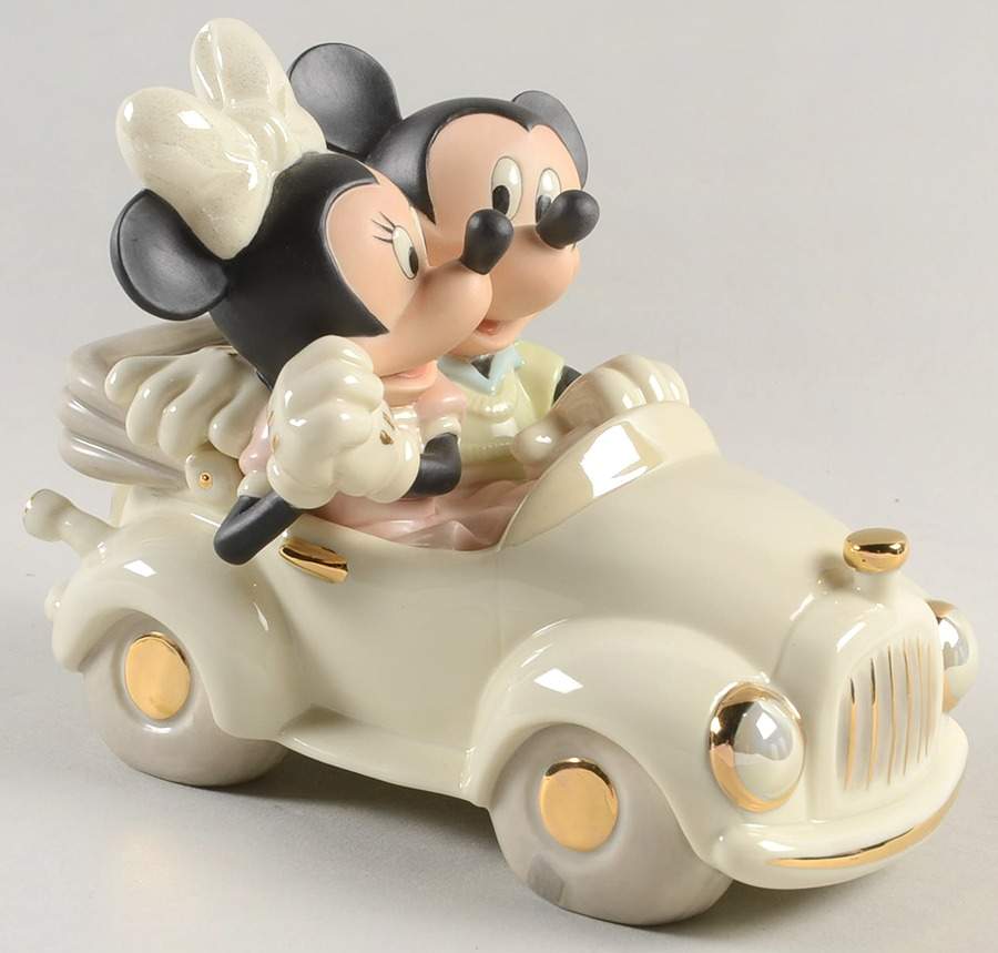 Disney Sweethearts Mickey's Moonlight Drive - With Box by Lenox-1