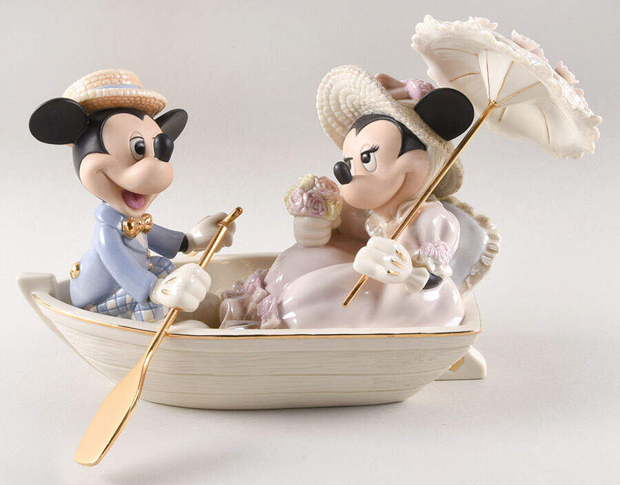 Disney Sweethearts Mickey's Rowboat Romance - Boxed by Lenox-1