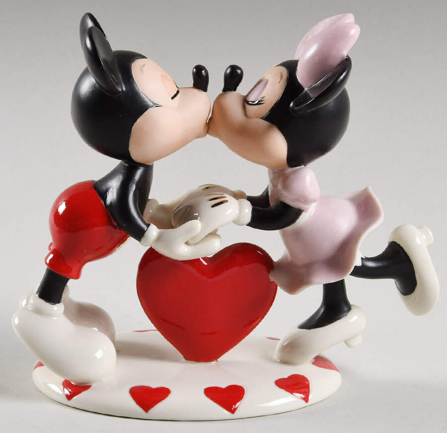 Disney Sweethearts Mickey Loves Minnie  - No Box 42 by Lenox-1