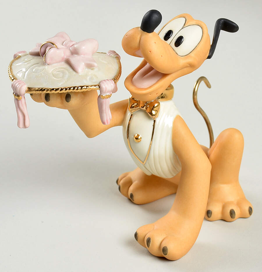 Disney Sweethearts Ringbearer Pluto - No Box by Lenox-1