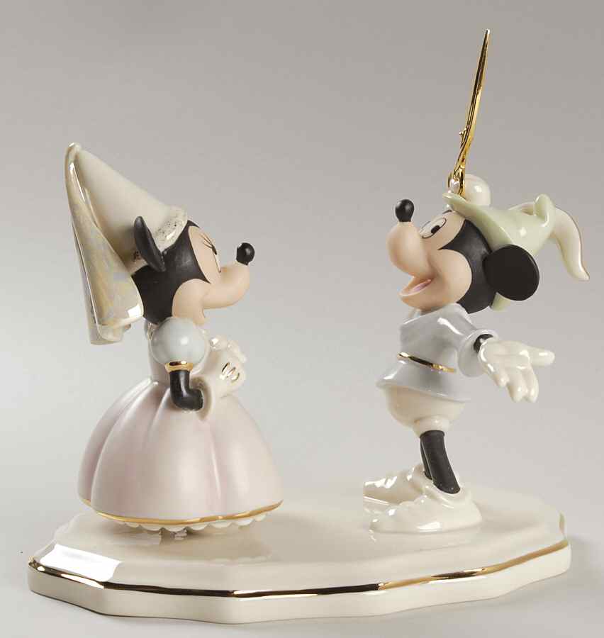 Disney Sweethearts Mickey & Minnie's Medieval Romance - Boxed by Lenox-1
