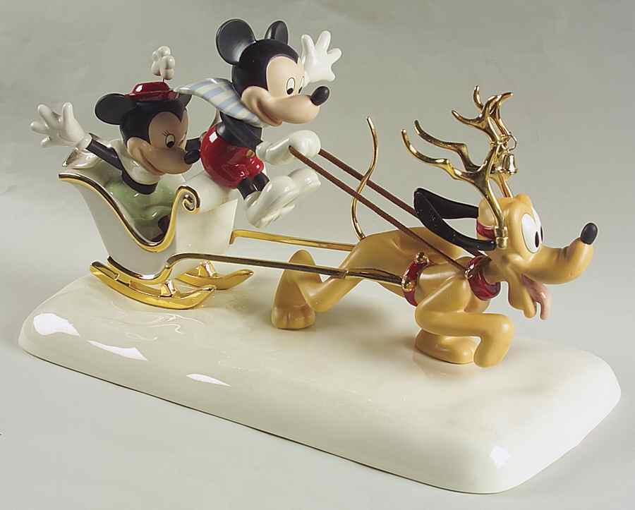 Disney Sweethearts Mickey's Snowy Romance - No Box by Lenox-1