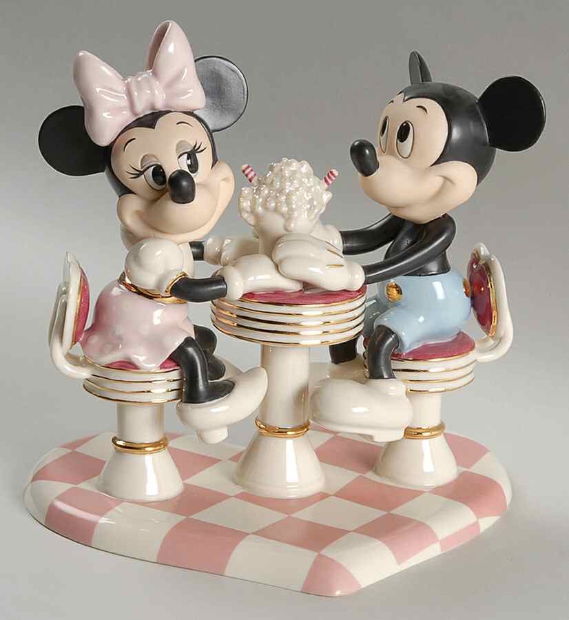 Disney Sweethearts Mickey's Soda Shop Sweetheart - Boxed by Lenox-1