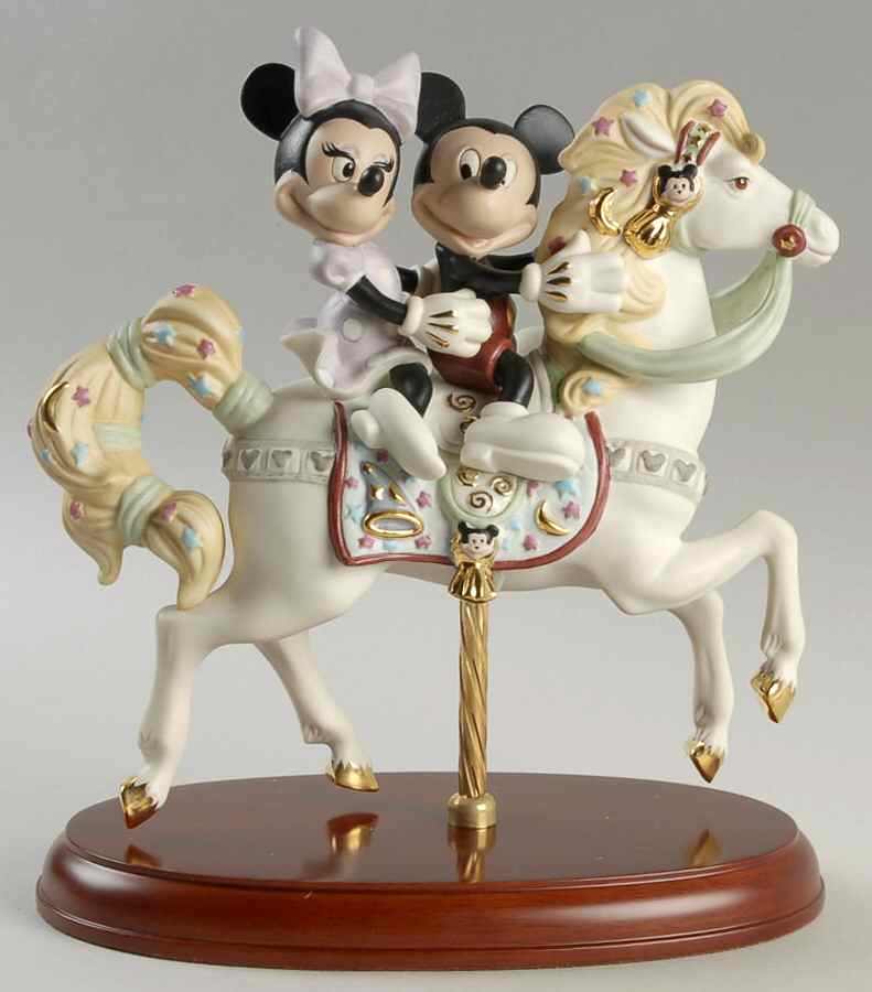 Disney Sweethearts Mickey's Carousel Romance - No Box by Lenox-1