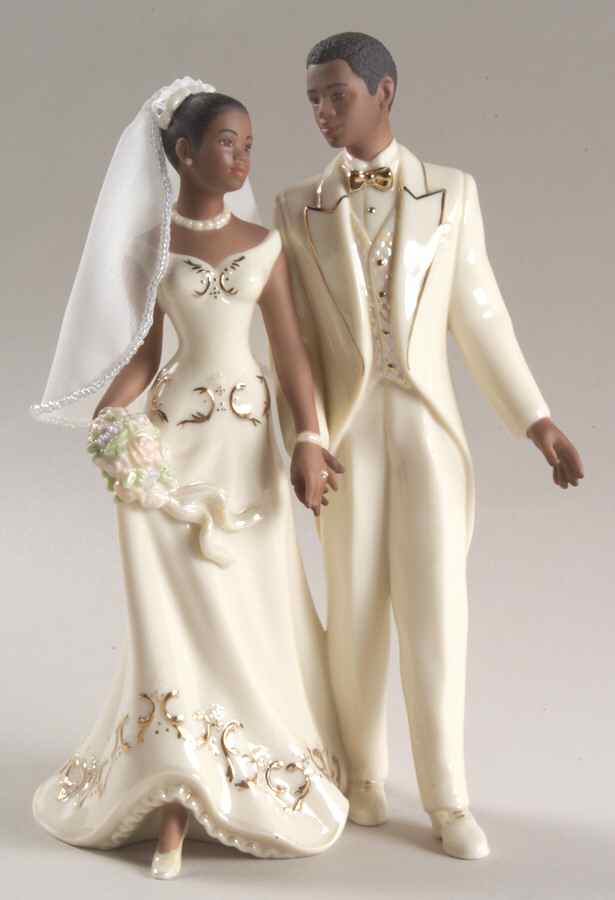 Moments in Life Collection Just Married-African American - Boxed by Lenox-1