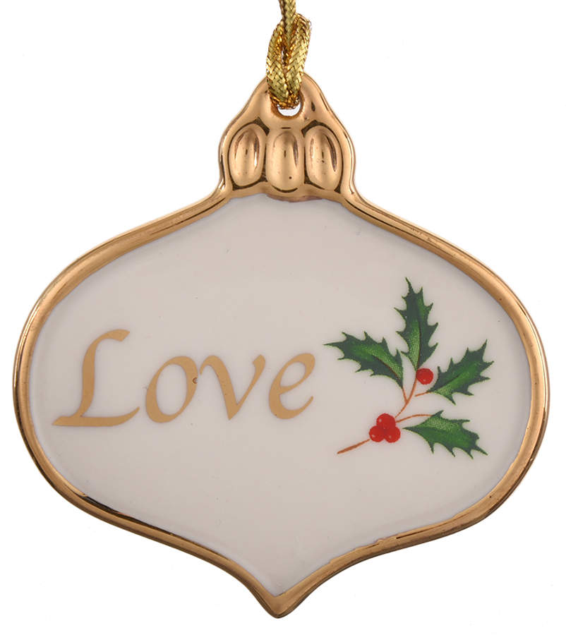 Charms Holiday Sentiment Charm - Love - Boxed by Lenox-1