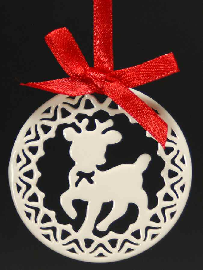 Yuletide-Plain Reindeer - No Box by Lenox-1