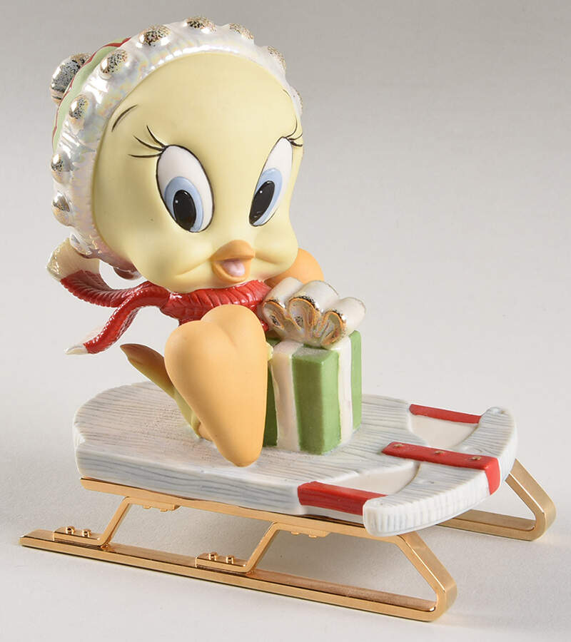 Classic Looney Tunes A Winter Gift From Tweety - Boxed by Lenox-1