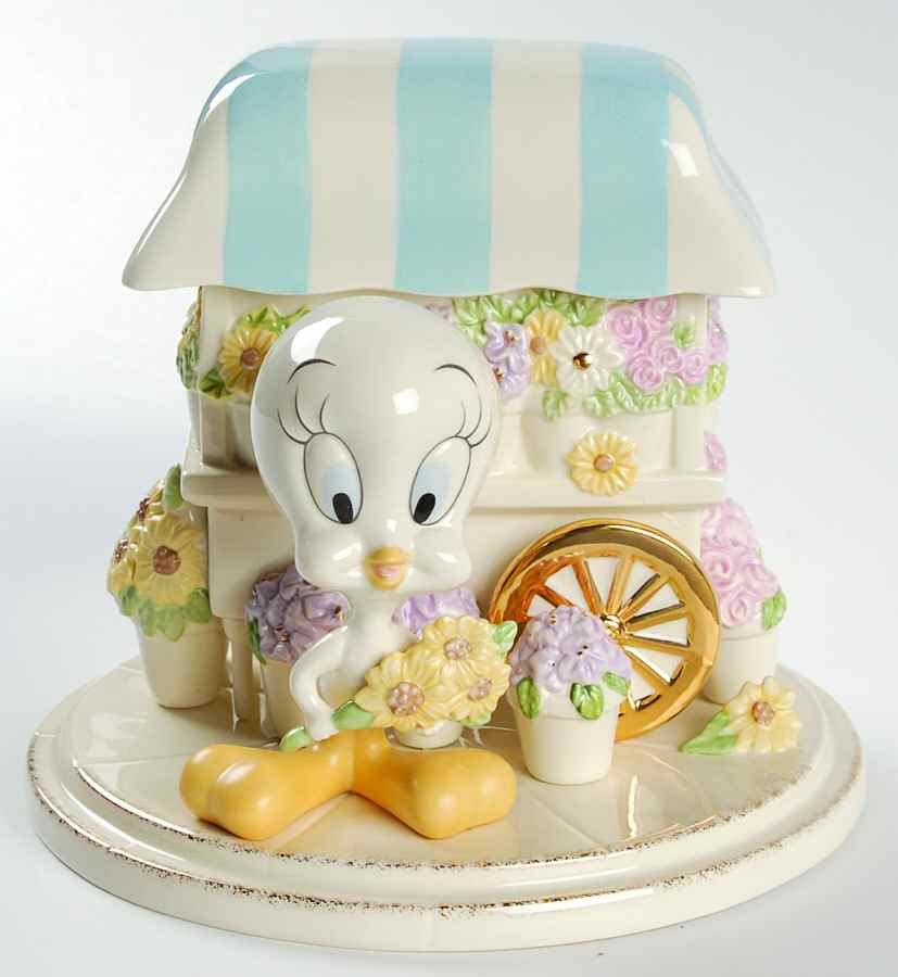 Classic Looney Tunes Tweety's Bouquet Of Flowers - Boxed by Lenox-1