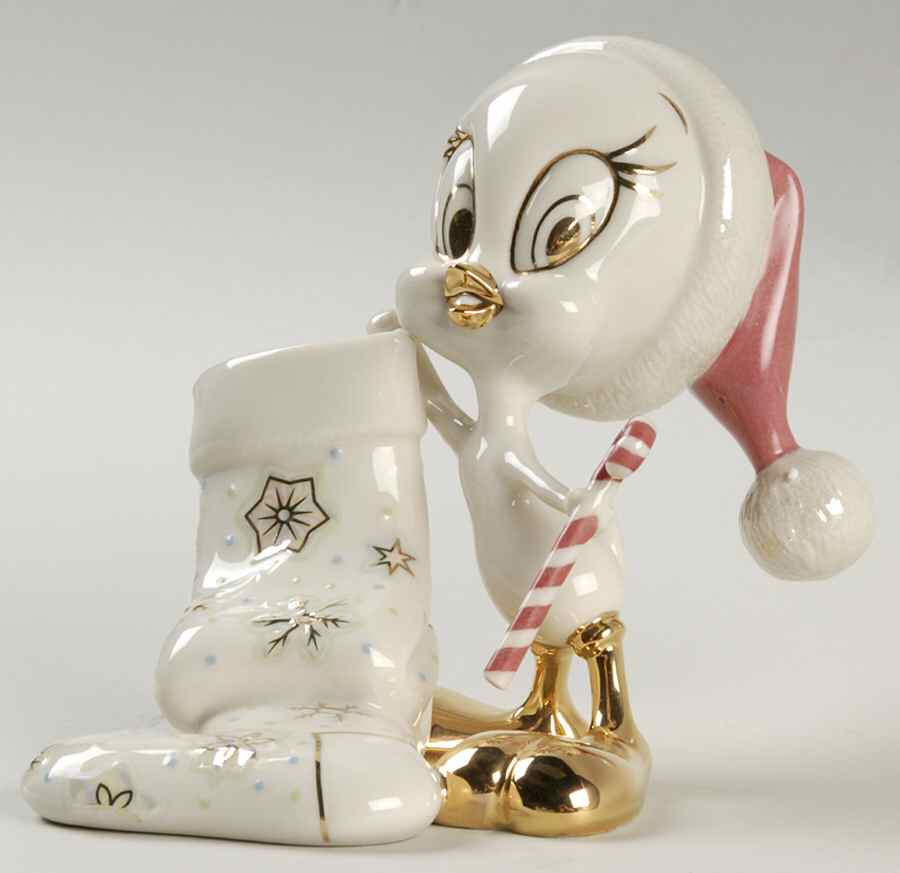 Classic Looney Tunes Tweety's Stocking Just For You - Boxed by Lenox-1