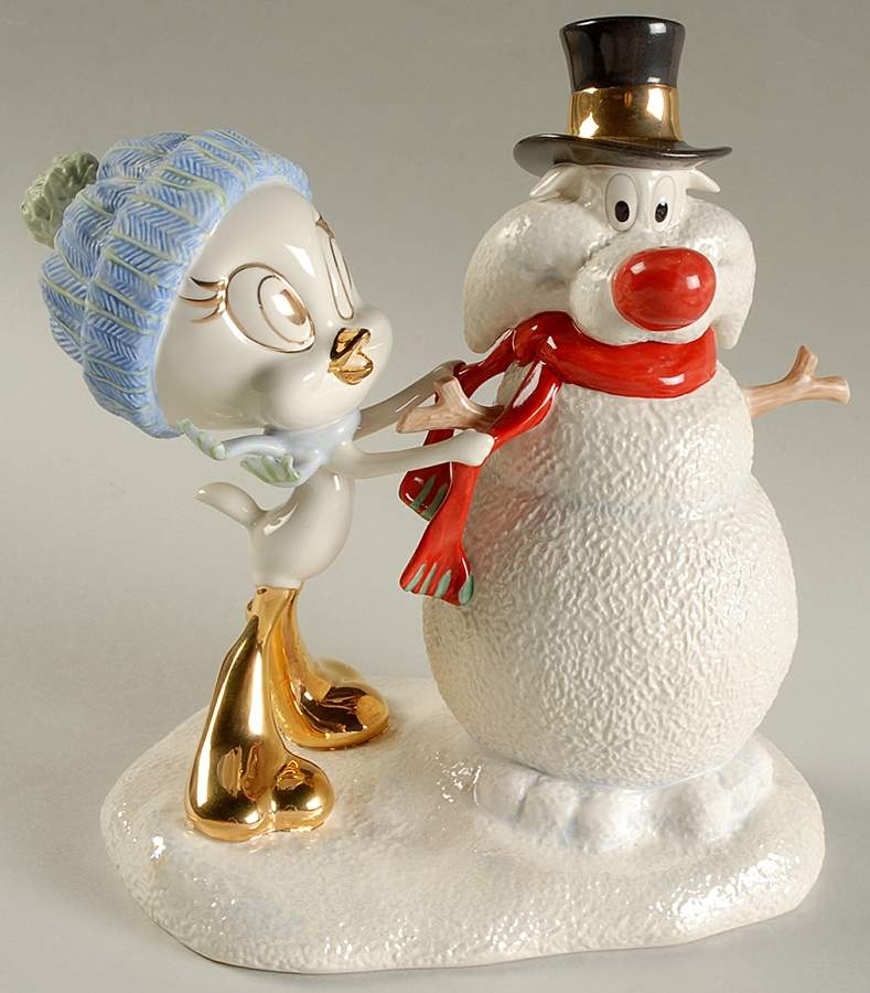 Classic Looney Tunes Tweety's Snowy Sylvester - Boxed by Lenox-1