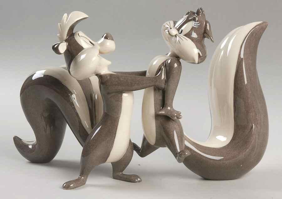 Classic Looney Tunes Vive L'Amour Pepe Le Pew And Penelope - Boxed by Lenox-1