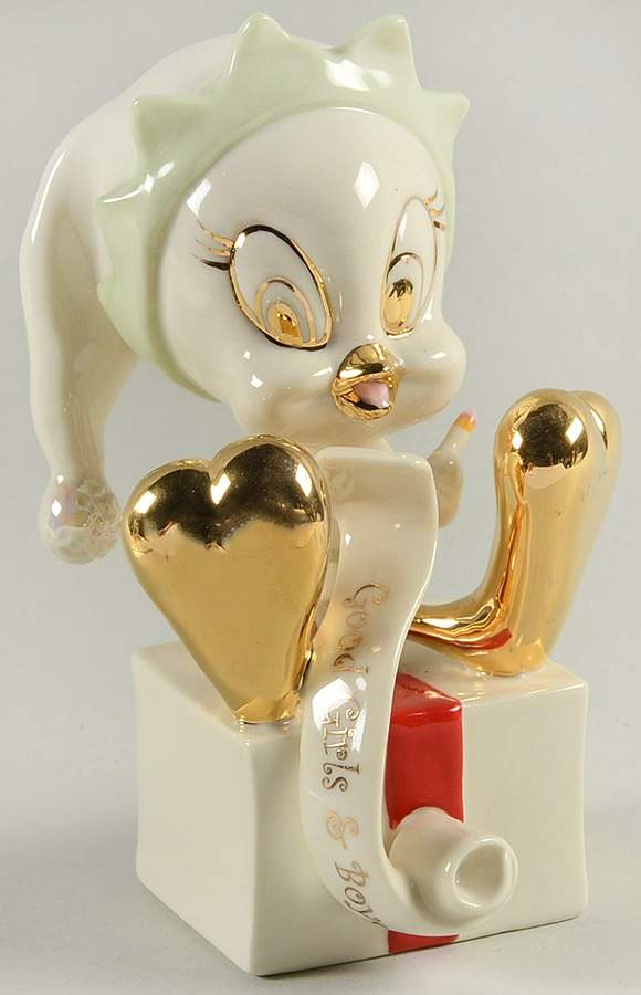 Classic Looney Tunes Tweety Santa's Helper - Boxed by Lenox-1