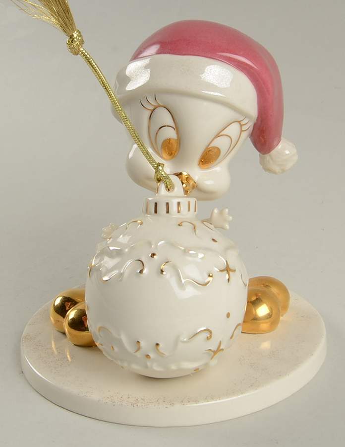 Classic Looney Tunes Tweety Trims The Tree - No Box by Lenox-1