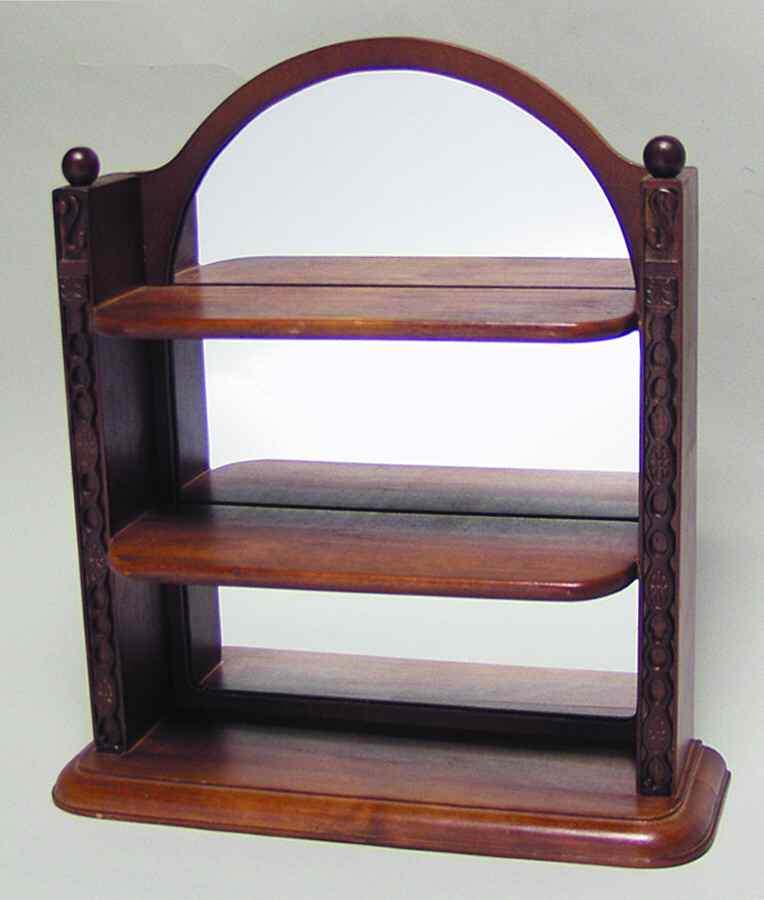 Snow White Treasure Boxes Mirrored Display Shelf - Display Rack Wood by Lenox-1