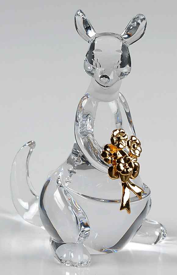 Winnie the Pooh Collection Kanga-With Gold Flower Bouquet - No Box by Lenox-1