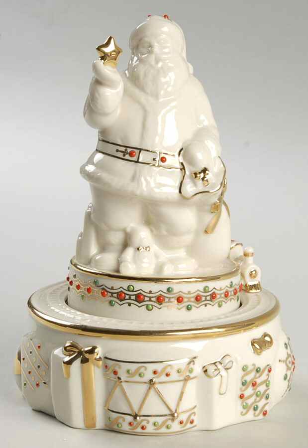 China Jewels Musicals Santa-Jolly Old St Nicholas - No Box by Lenox-1