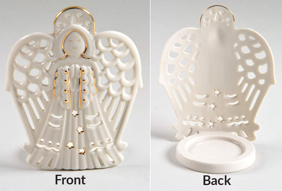 Bright Christmas Votives Angel Votive - With Box by Lenox-1