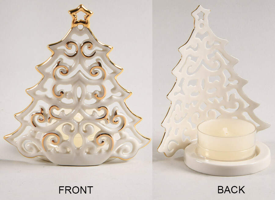 Bright Christmas Votives Tree Votive - Boxed by Lenox-1